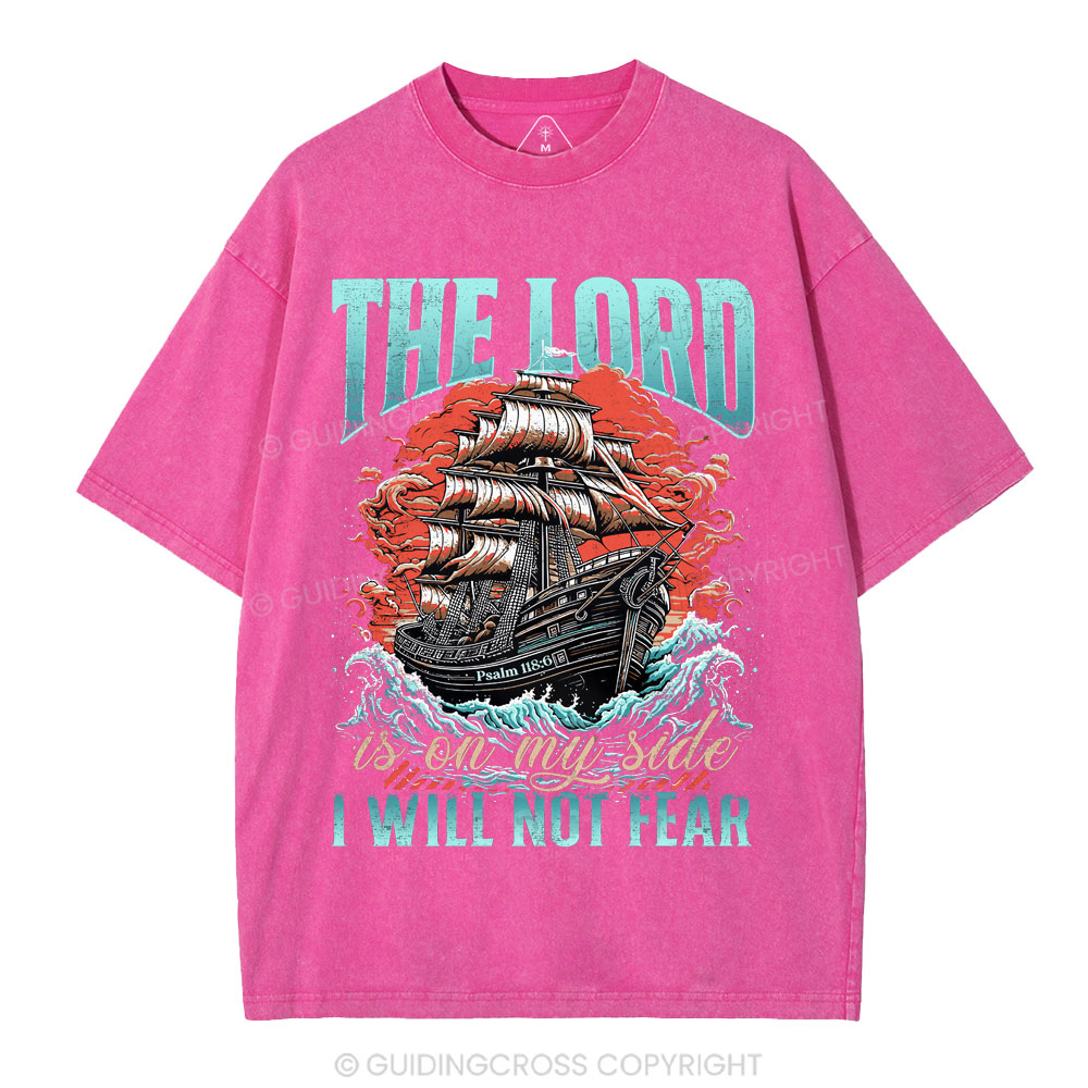 I Will Not Fear Christian Washed T-Shirt