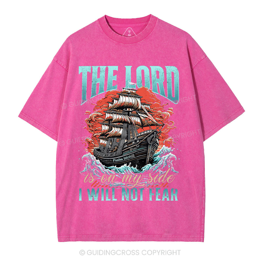I Will Not Fear Christian Washed T-Shirt