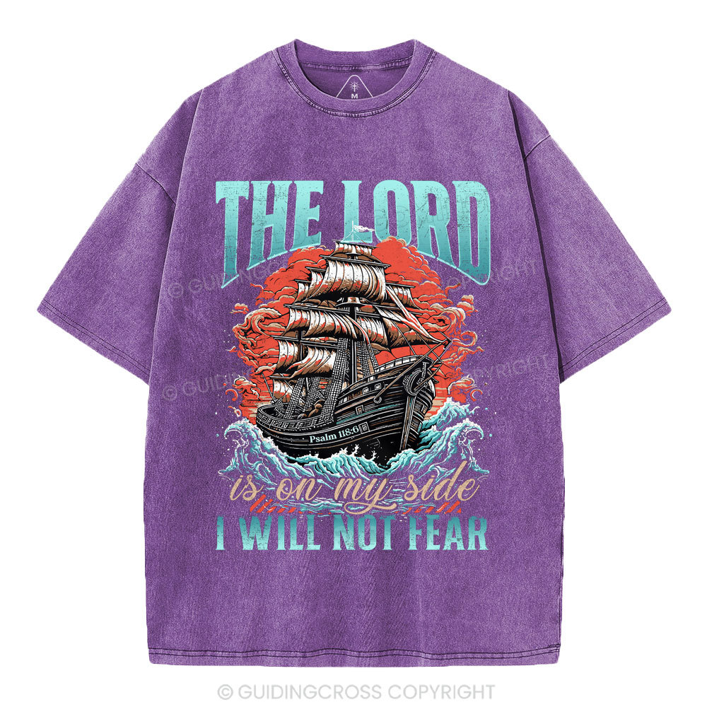 I Will Not Fear Christian Washed T-Shirt