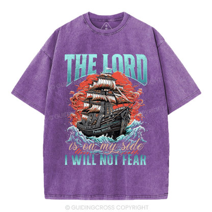 I Will Not Fear Christian Washed T-Shirt