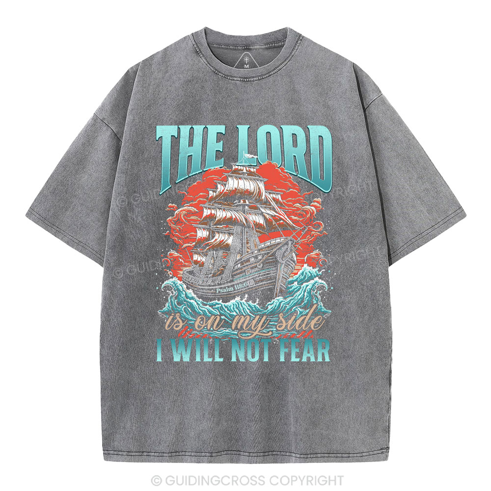 I Will Not Fear Christian Washed T-Shirt
