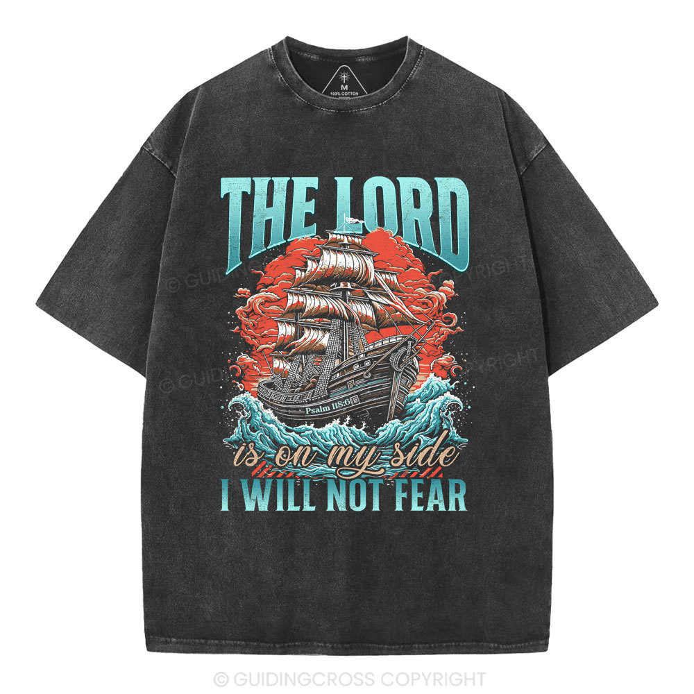 I Will Not Fear Christian Washed T-Shirt