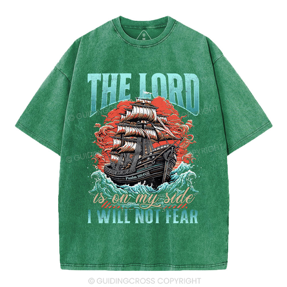 I Will Not Fear Christian Washed T-Shirt