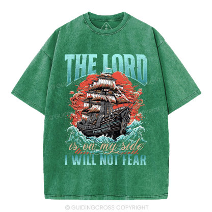 I Will Not Fear Christian Washed T-Shirt