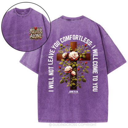 I Will Not Leave You Comfortless  Christian Washed T-Shirt