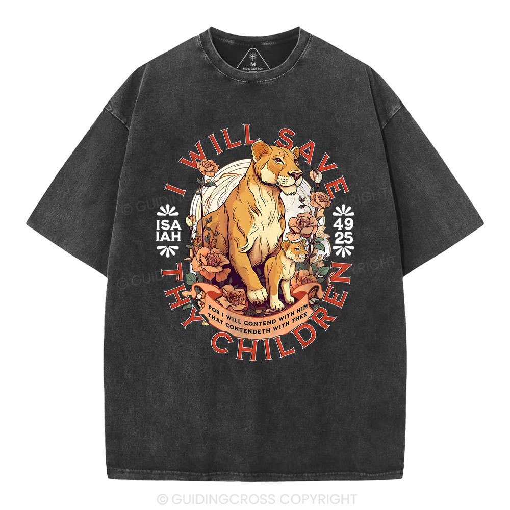 New-Sample Christian Washed T-Shirt Sale - GuidingCross