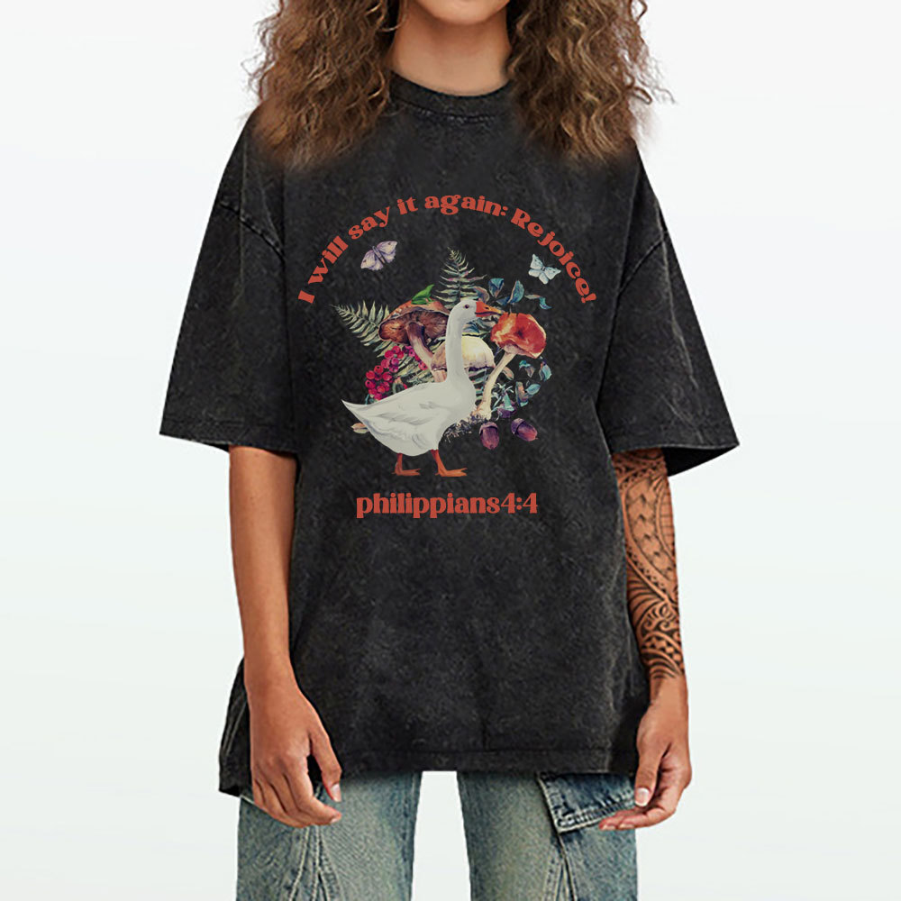 I Will Say It Christian Washed T-Shirt