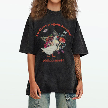 I Will Say It Christian Washed T-Shirt