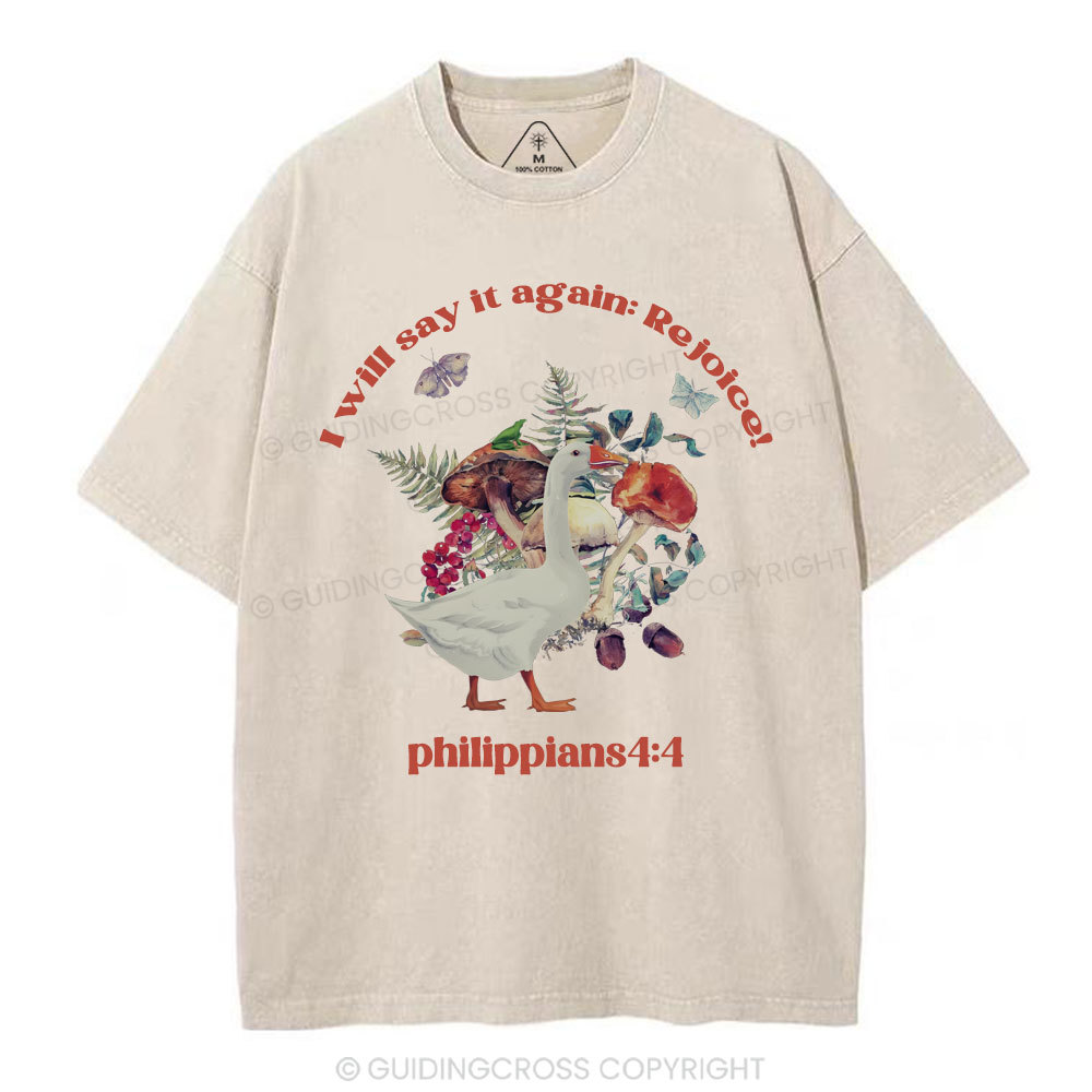 I Will Say It Christian Washed T-Shirt