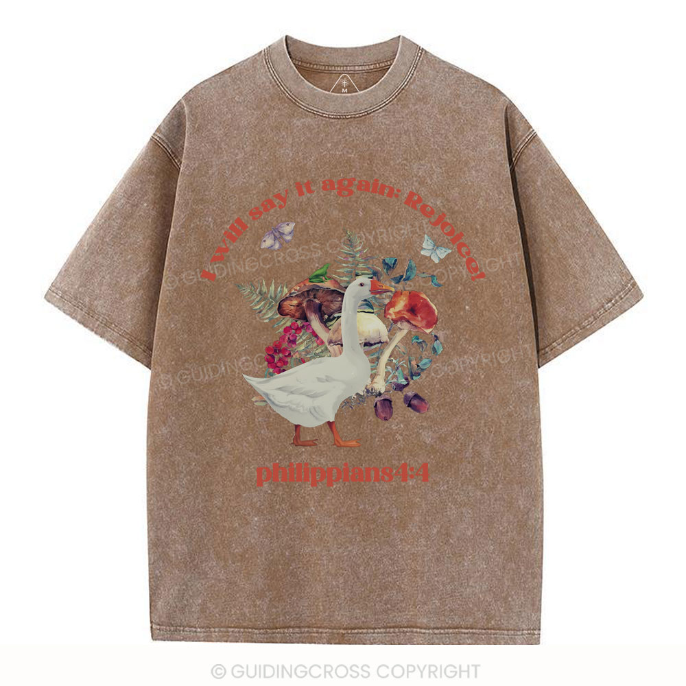 I Will Say It Christian Washed T-Shirt