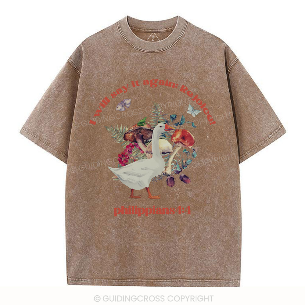 I Will Say It Christian Washed T-Shirt