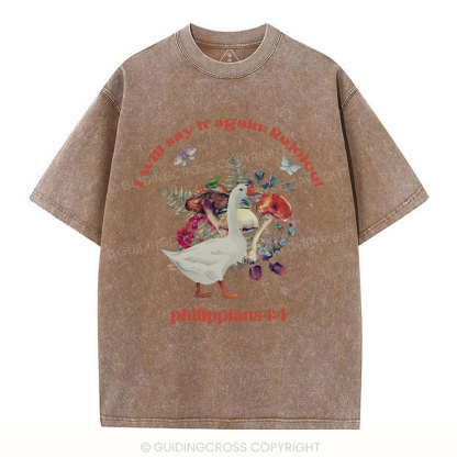 I Will Say It Christian Washed T-Shirt