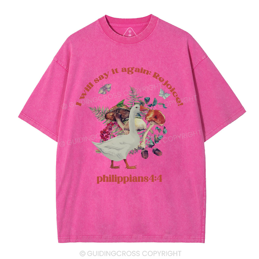 I Will Say It Christian Washed T-Shirt