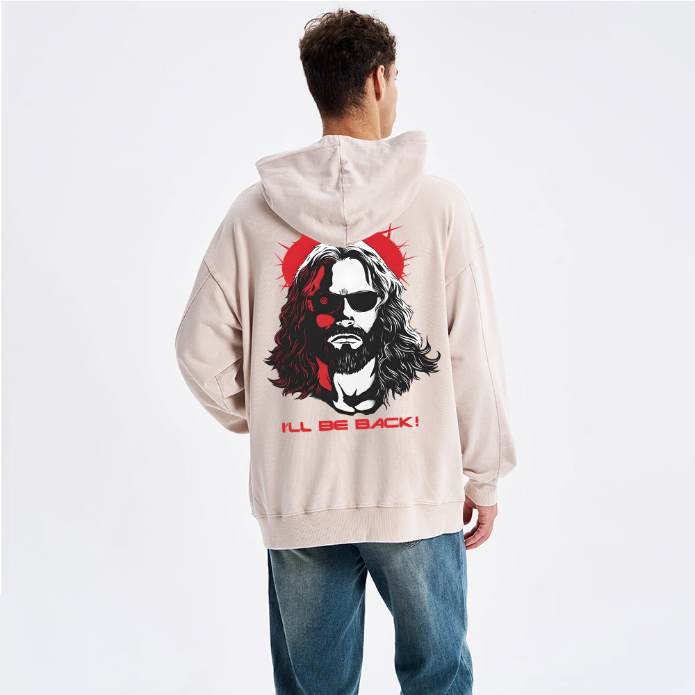 I'll Be Back Christian Washed Hoodie