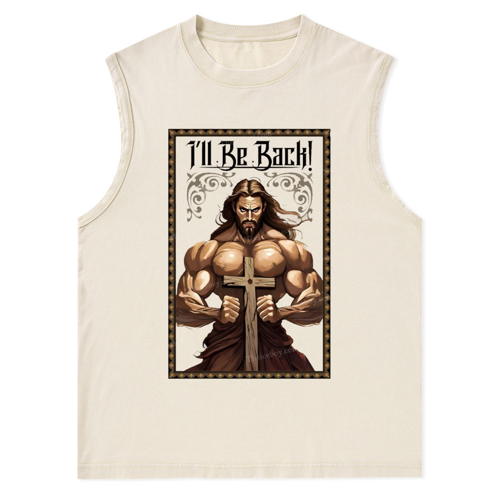 I'll Be Back Christian Washed T-Shirt