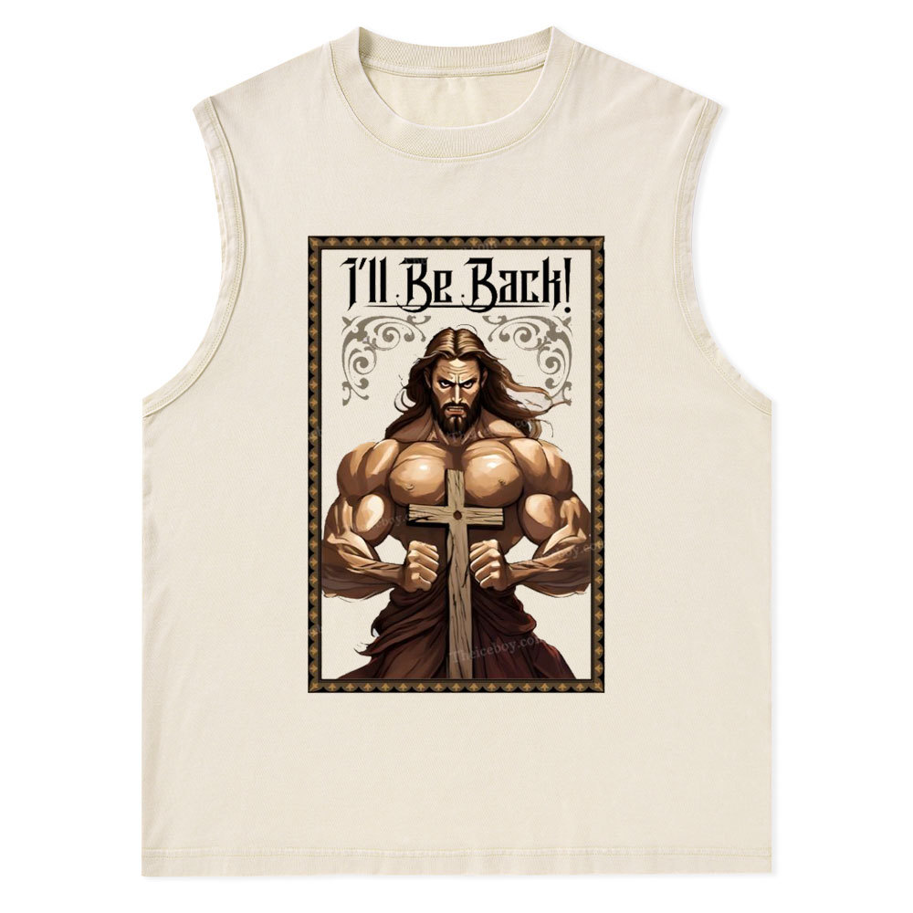 I'll Be Back Christian Washed T-Shirt