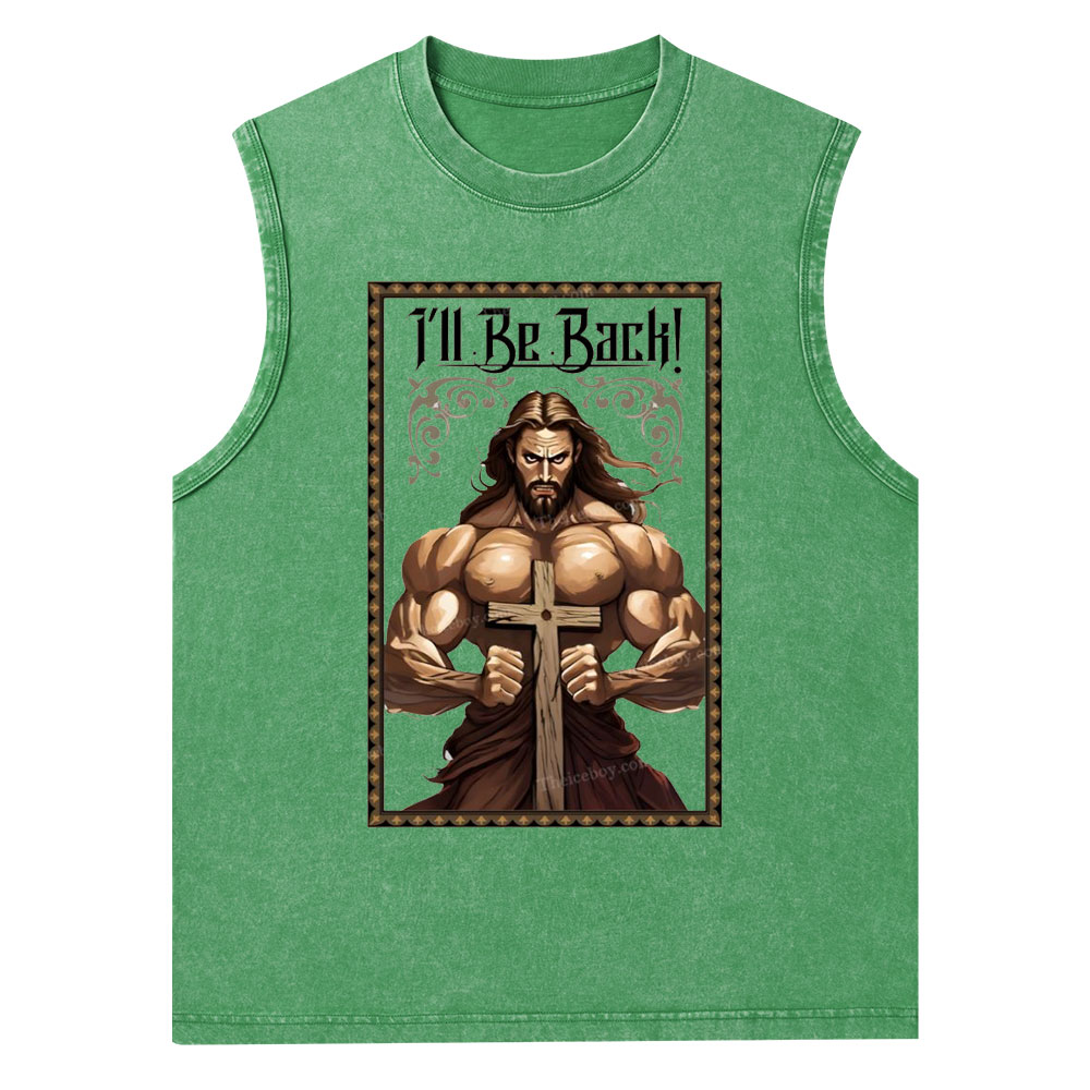 I'll Be Back Christian Washed T-Shirt