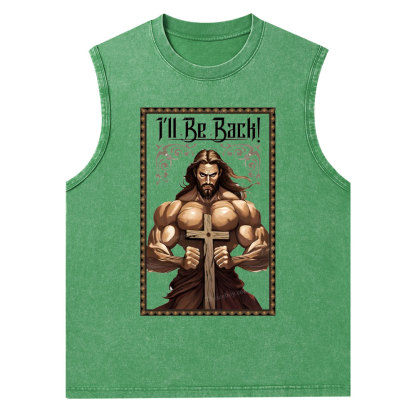 I'll Be Back Christian Washed T-Shirt