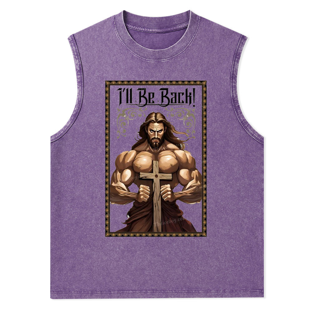 I'll Be Back Christian Washed T-Shirt