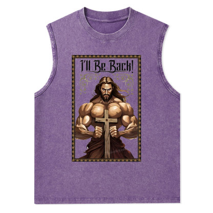 I'll Be Back Christian Washed T-Shirt