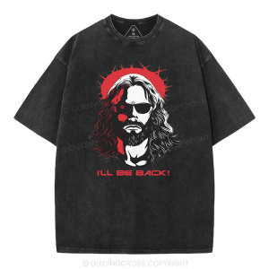 Image of I'll Be Back Christian Washed T-Shirt