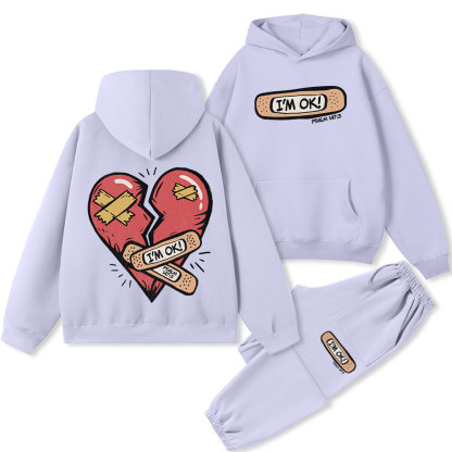 I'm OK Christian Premium Fleece Hoodie Set