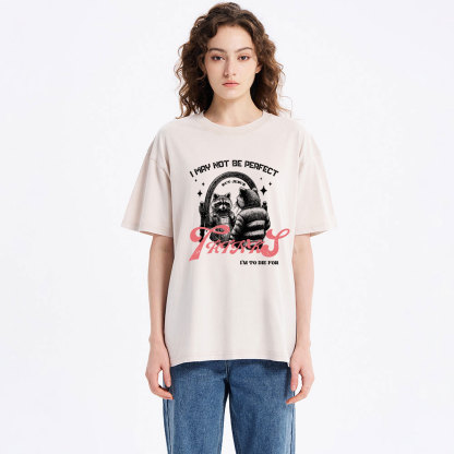 I may not be perfect Christian Washed T-Shirt