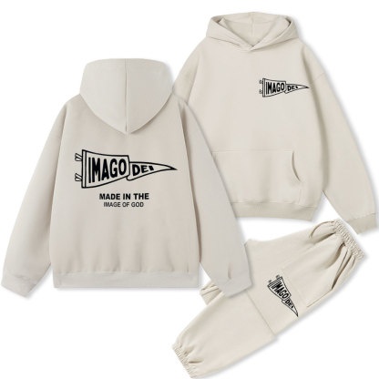 IMAGO DEI Christian Fleece Hoodie Set