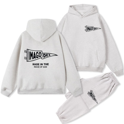 IMAGO DEI Christian Fleece Hoodie Set