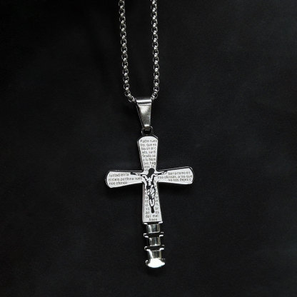 Jesus Cross Christian Necklace