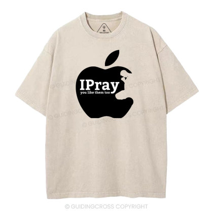 IPRAY Christian Washed T-Shirt