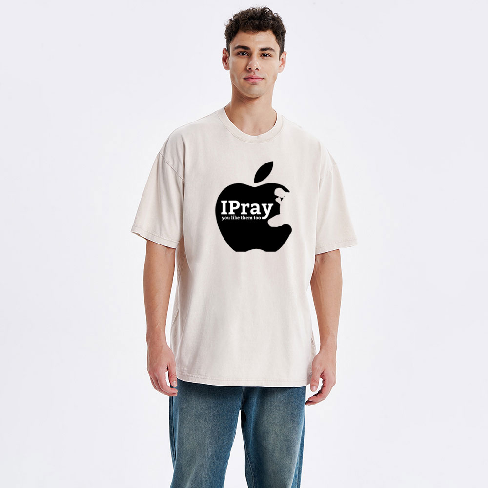 IPRAY Christian Washed T-Shirt