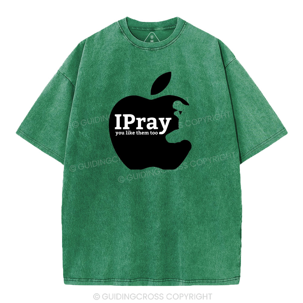 IPRAY Christian Washed T-Shirt