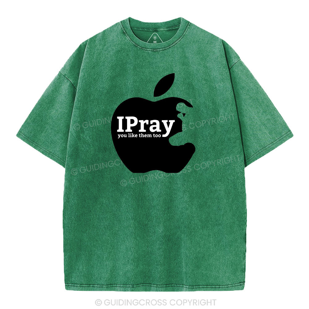 IPRAY Christian Washed T-Shirt