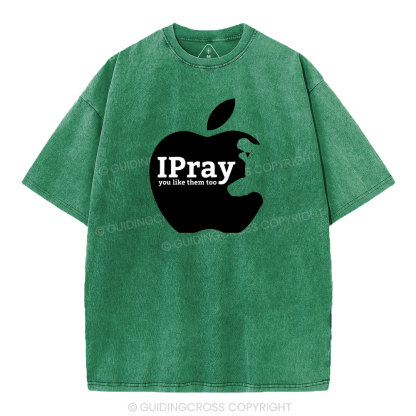 IPRAY Christian Washed T-Shirt