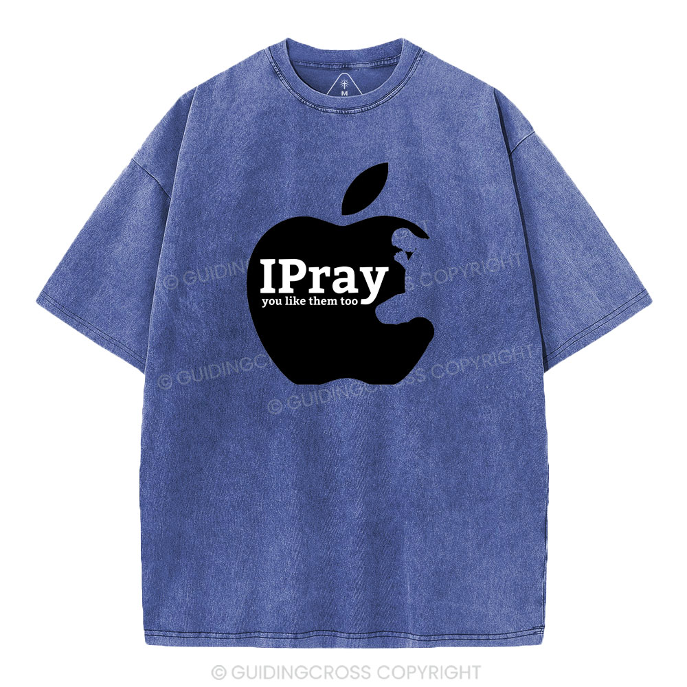IPRAY Christian Washed T-Shirt