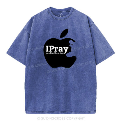 IPRAY Christian Washed T-Shirt