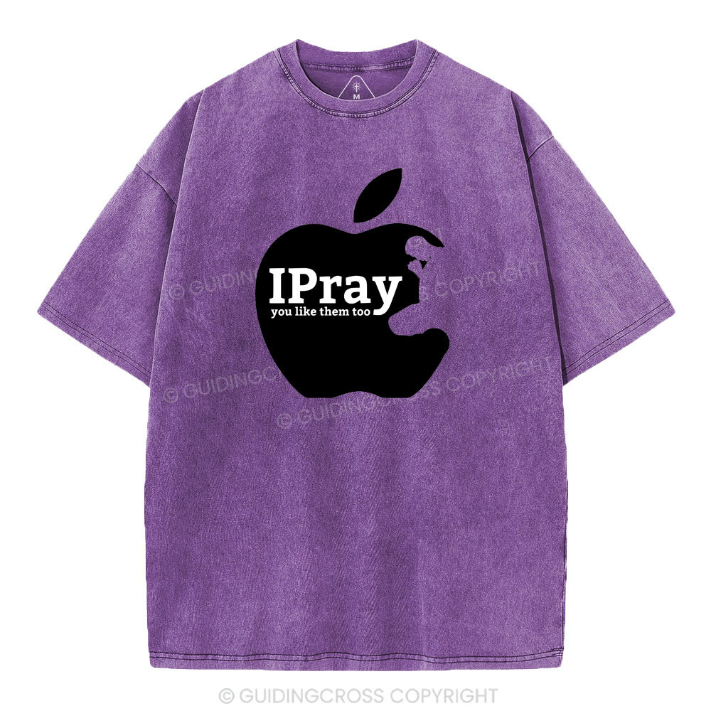 IPRAY Christian Washed T-Shirt