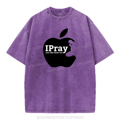 IPRAY Christian Washed T-Shirt
