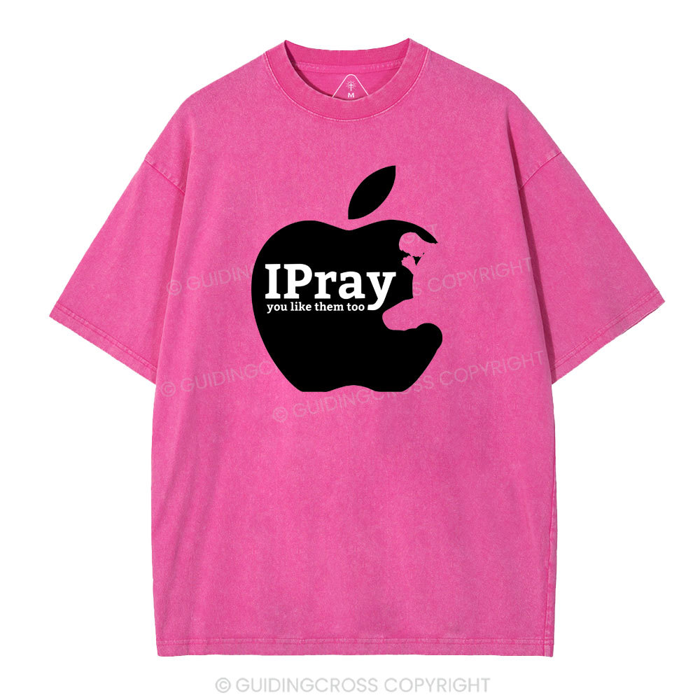 IPRAY Christian Washed T-Shirt