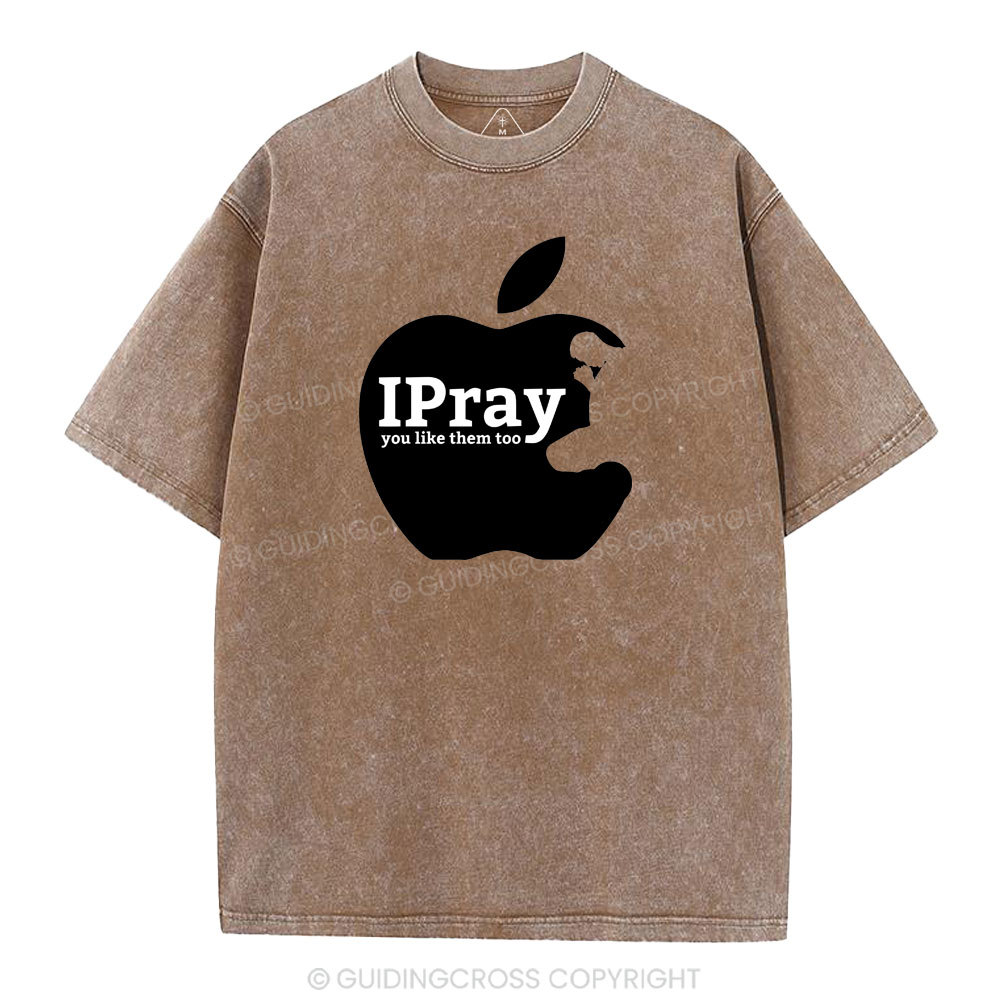 IPRAY Christian Washed T-Shirt