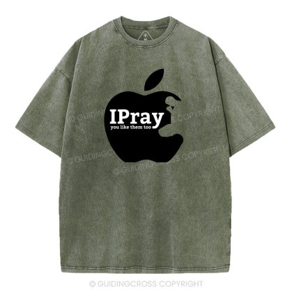 IPRAY Christian Washed T-Shirt