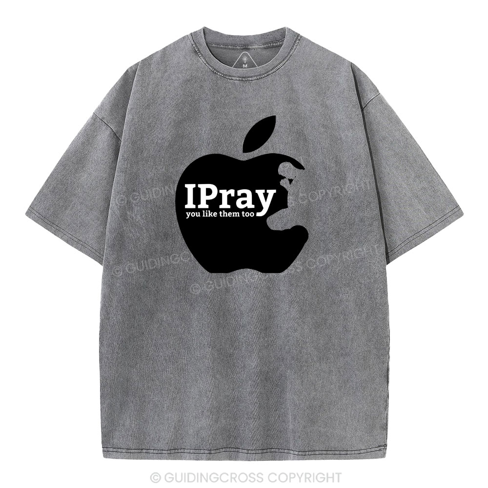 IPRAY Christian Washed T-Shirt