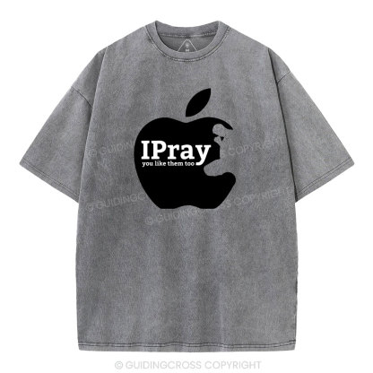 IPRAY Christian Washed T-Shirt