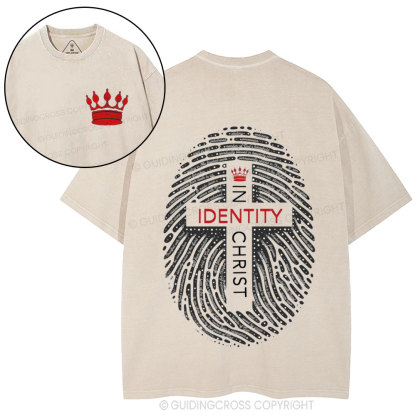 Identity In Christ Christian Washed T-Shirt