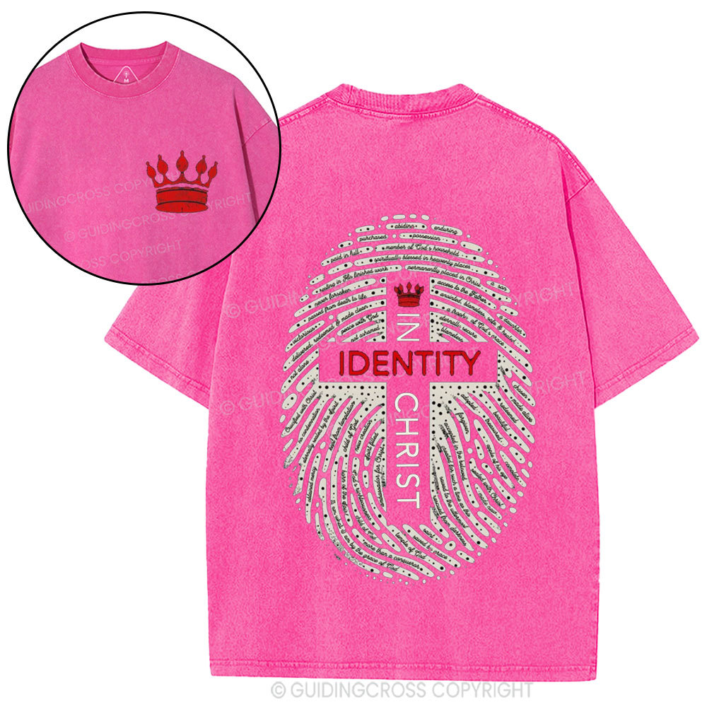Identity In Christ Christian Washed T-Shirt
