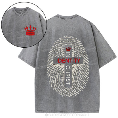 Identity In Christ Christian Washed T-Shirt