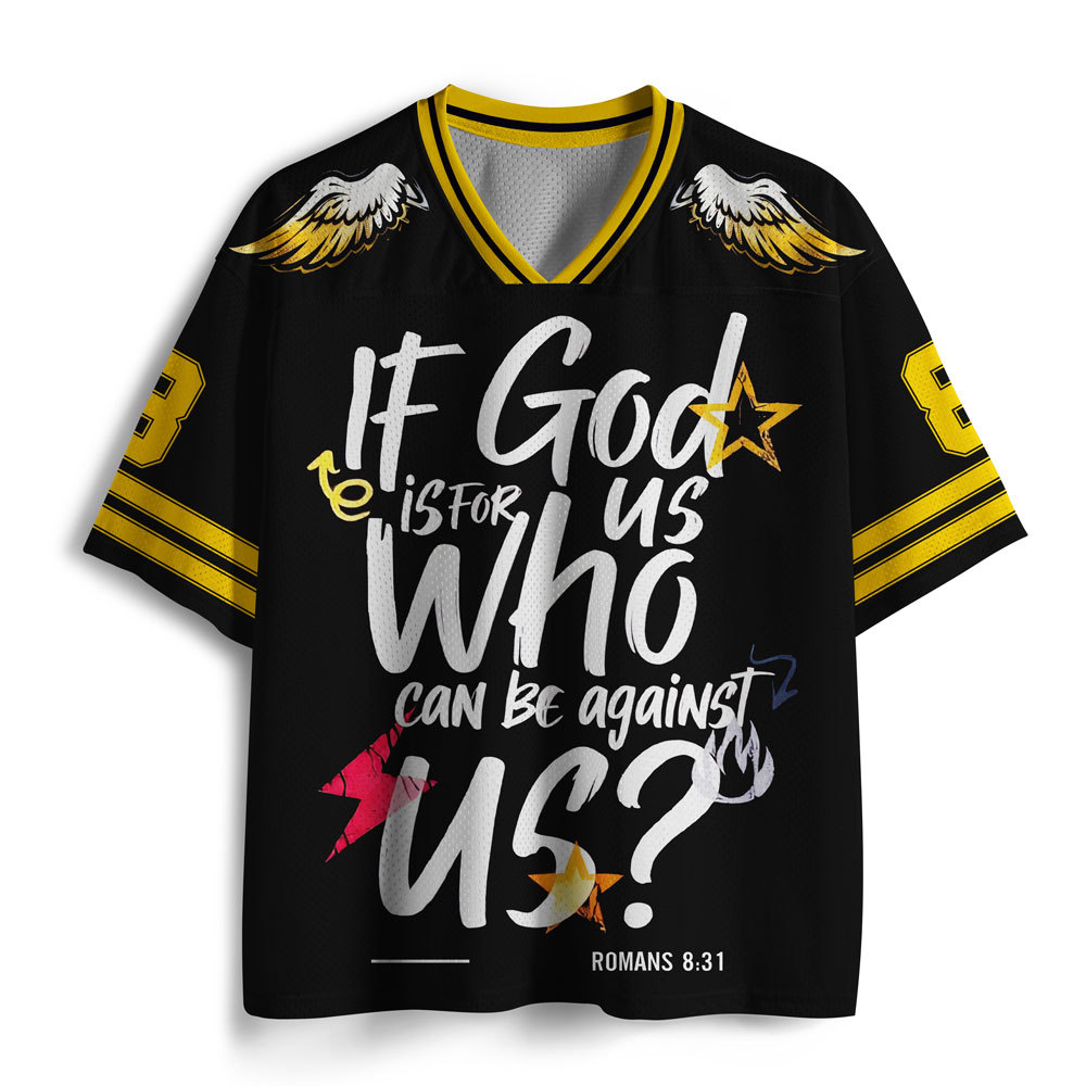 If God Is For Us Christian Mesh Jersey