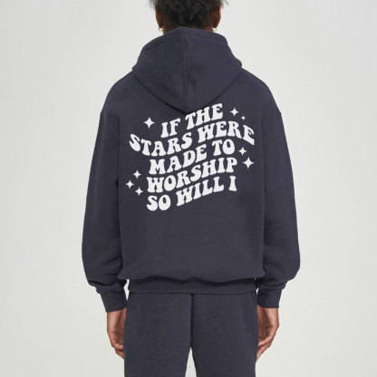 If The Stars Were Made To Worship Christian Fleece Hoodie Set