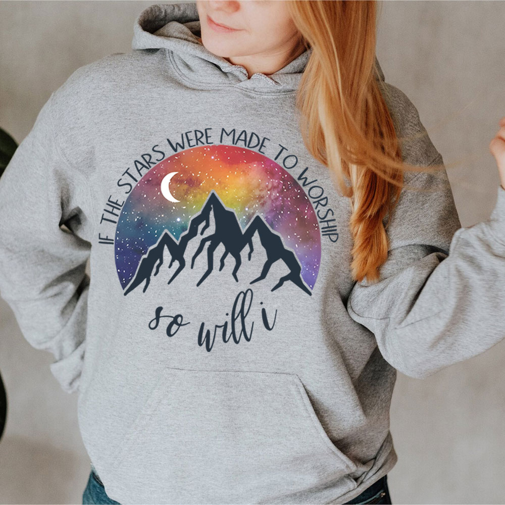 If The Stars Were Made To Worship Christian Hoodie